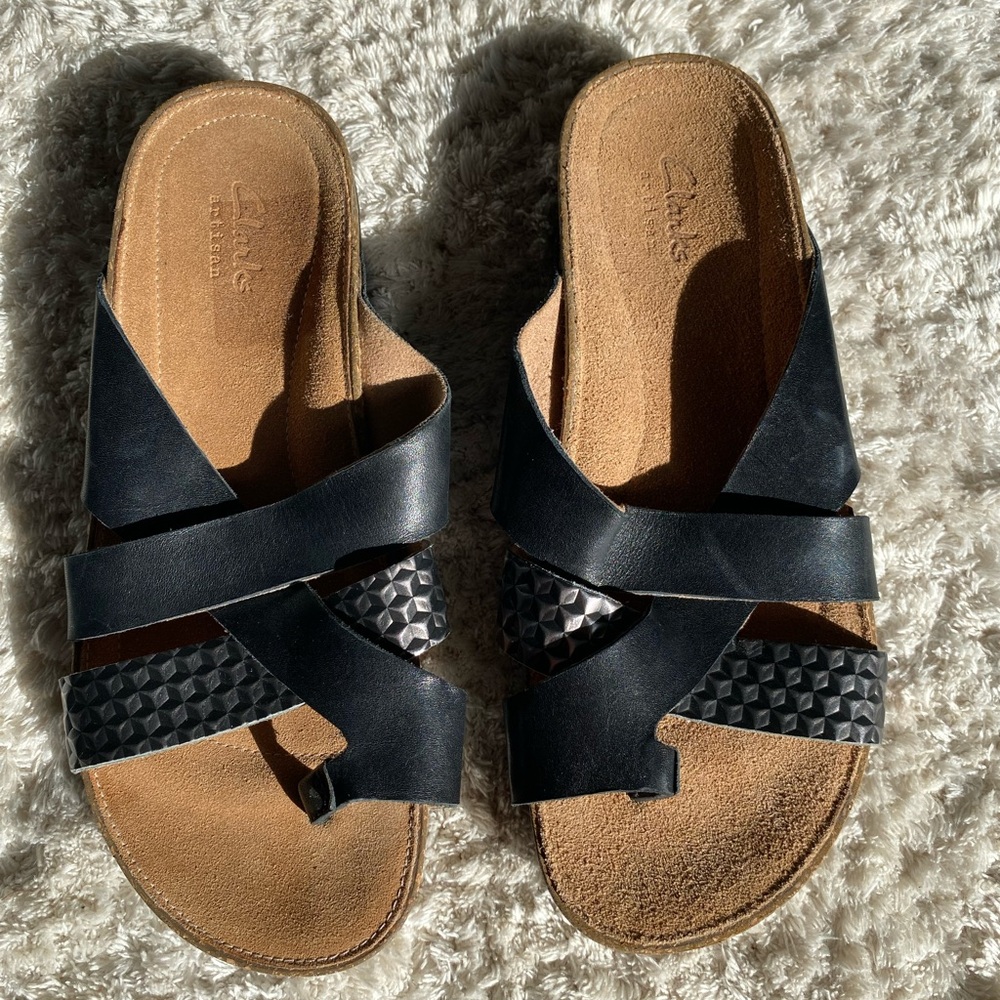 Clarks Women's Black Sandals